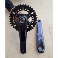 SHIMANO DEORE XT CRANK with SHIMANO XT FD