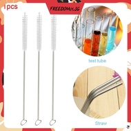 [Freedom01.sg] Reusable Metal Drinking Straw Cleaner Brush Test Tube Bottle Cleaning Tool