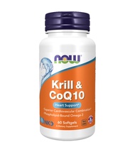 Now Foods Krill & CoQ10 60 Softgels
