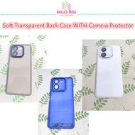VIVO IQOO Z9 / IQOO Z9 TURBO / IQOO Z9X Soft Transparent Back Case WITH Camera Protector