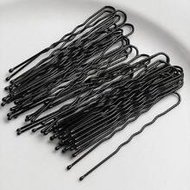 100pcs Black Wavy Clip Hair Bun Maker, Hair Rollers, Heatless Curls, Hair Curler, Hair Products And 