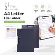 Ezlife Colorful File Folder A4 Letter Size Clipboard Document Organizer Storage Horizontal and Verti