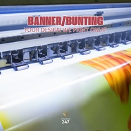 Banner / Bunting / Sticker Printing Banner Bunting Printing Harga Kilang Custom Design Sendiri | FAS