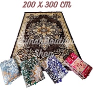 Turkish Premium Jumbo Folding Hambal Carpet 200 X 300 Cm Size 2 x 3 M Soft Velvet Prayer Rug Carpet