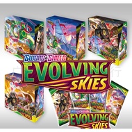 Pokemon Card Box 36 Pack 360 Evolving Skies Vivid Voltage Fusion Strike Brilliant Stars Booster Box 
