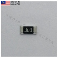 10PCS Taiwan-Grade 36k ±5%, 1206 SMD Resistor (363)