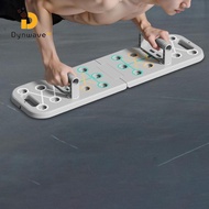 Dynwave Pushup Training Board Fitness Equipment with Resistance Ropes Pushup Stand for Office