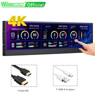 HYNY Wisecoco 14 Inch 4K 3840X1100 Aida64 IPS LCD Monitor Ultrawide PC Secondary Gaming Console For 