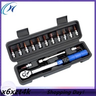 1/4" 2-24Nm Torque Spanner Adjustable Torque Wrench Bicycle Repair Tool Kit Set Tool Bike Repair Spa