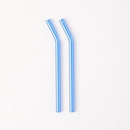 Short Bendable Heat-Resistant Glass Straw 15cm