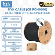 1 Core 3 Sling NYK 1Km Fiber Optic Cable & 2 Core 3 Sling NYK 1Km Fiber Optic Dropcore Cable 1 Core 