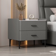 Simple Bedside Table Slate Modern Cabinet Italian Household Bedroom Solid Wood Small Bedside Light L
