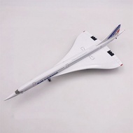 Concorde Ultrasonic Passenger Plane Model British Airways Air France Civil Aviation1:400Model h