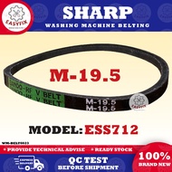 ESS712 NA-F70S7 SHARP WASHING MACHINE BELTING GEARBOX BELTING BELT M-19.5 ESS-712 ESS 712
