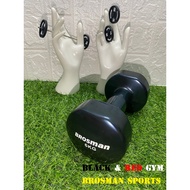 Brosman imported black 6kg dumbbells (1 piece)
