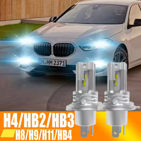 2x Canbus LED Fog Lights H4 Bulbs For The Car H8 H11 Hb3 9005 Hb4 9006 Car Fog Lamp for VW Golf 4 5 