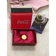 Limited Edition Coca-Cola 24k Gold Plated Royal Selangor Pewter Bottle Cap