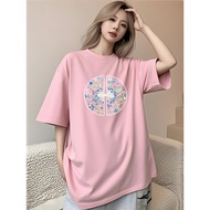M-2XL 2Y392 Tshirt Clothes T hirt Women T shirt Women's T shirt Blouse Silk T-Shirt Ladies