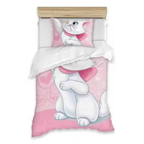 Disney Marie Disney Marie Single Bed Sheets Set Complete Case Single Linen Quilt Cover