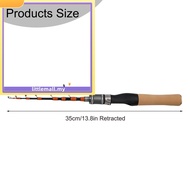 【LLMA】Portable Telescopic Casting and Spinner Fishing Rods UL Horse Mouth Rod 4-10lb