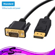 Jasoz DisplayPort to VGA Adapter, Display Port to VGA Connects DP Port from Desktop or Laptop to Mon