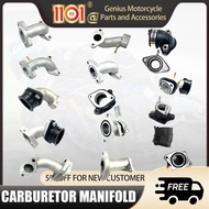 1101 MOTORCYCLE CARBURETOR MANIFOLD FOR BARAKO-175, TMX ALLOY, RUBBER 24MM, RUBBER 28MM CARBURETOR P