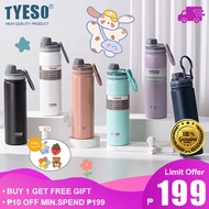 Tyeso 750ml Tumbler Hot and Cold Insulated Water Bottle Tumbler with Straw tyeso Official Store Orig