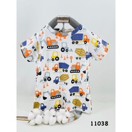 Children's Clothes Children's T-Shirts 1 2 3 4 5 6 7 Years Old Car motif Pictures Of Large Car Trans