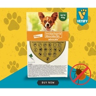 Advocate for Dogs Small (Green)up to 4kg | Flea Tick & Worm Control | Spot On Solution