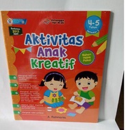 Creative children's activity book 4 to 5 years Erlangga for kids