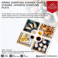 Beautiful Ceramic Gyoza Dumpling Plate