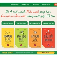 TRI Performance Book Set - Dopamine Detox + Deep Concentration + Peak Performance + Action Immediate