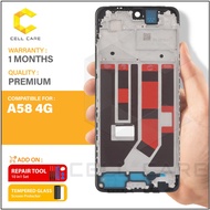 Front Housing LCD Frame Body Compatible For OPPO A58 4G CPH2577