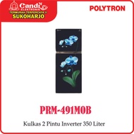 POLYTRON Kulkas 2 Pintu Inverter 350 Liter PRM-491MOB
