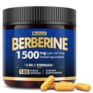 Berberine 1500MG - High-Potency Berberine Supplement with Berberine HCL, Citrus Bergamot - for Metab