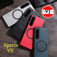 Sony Xperia 1 Mark VII 7 Leather Case Magnetic Wireless Charging Xperia 1vii