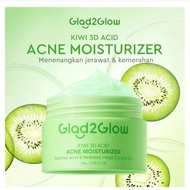 GLAD2GLOW 3D ACID ACNE MOISTURIZER 30G GLAD 2 GLOW OIL FACIAL MOISTURIZER FACE ACNE