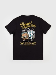 Simple&Raw - เสื้อยืด TS749 Pizza Crust - Special collection "Food&Friends"