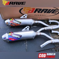 Crf 150 L exhaust, CRF 150 L Racing exhaust, KLX 150, WR155, Original Brave Full bending Stenlis