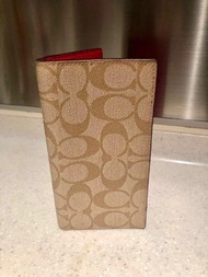 Coach case 100% new real 護照套 multi use case moneycase passportcase