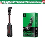 EC [3 In 1 Headphone Adapter] Plextone Suitable For iPad Air 4 A2316 A2324 A2325 Audio Converter