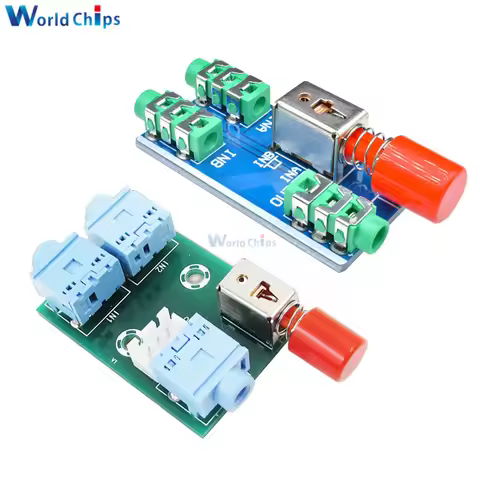 Audio Switching Board A / B TWO Audio Input Block Optional Select Output Type Module XH-M371 3.5 Aud