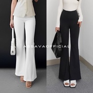 Flare Pants - Highwaist Cutbray Pants - Women's Long Pants Flare Pants High Waist Pants