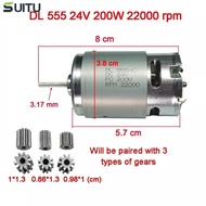 SUITU RS390 RS550มอเตอร์ยานพาหนะไฟฟ้าสำหรับเด็ก12V 6V 10 12ฟันให้เลือก