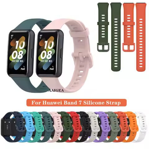 Silicone Sports Strap Replacement Wristband for Huawei band 7