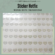 Batu Crystal AB Sticker Hotfix Batu Manik Copy Swarovski Tampal Premium Grade