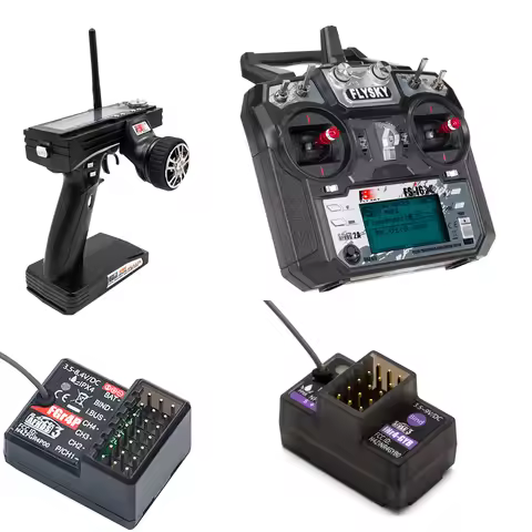 Flysky Remote Control Noble NB4 Gyro Receiver 4 Channels INr4 GYB, for Flysky NB4, Noble Lite, Noble