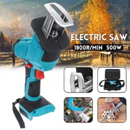 500W Electric Saw Reciprocating Saw Metal Cutting Wood Tool Portable Woodworking Cutters Without Battery for 18V Makita Battery