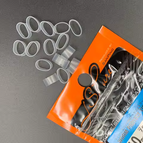 LSP 20pcs/bag Wacky Rig Tool and Worm O-Rings Wacky Ring Tool Wacky Worm Kit for Senko Soft Baits fo
