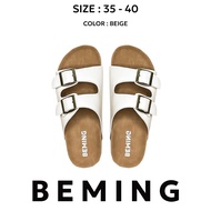 Bemingshoes004-Beming Buckle Sandals – สายแฟก็ใส่แตะได้! แตะเบิ้ลสายคาดคู่ แมทช์ได้ทุกวัน 👣✨